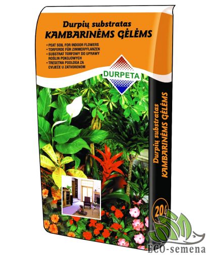 Субстрат Durpeta для комнатных цветов 20 л