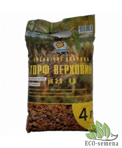 Торф Верховой Кислый 4 л Торф Верховой Кислый 4 л