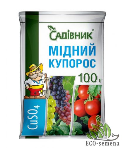 Фунгицид Медный купорос Садовник 100 г Фунгицид Медный купорос Садовник 100 г
