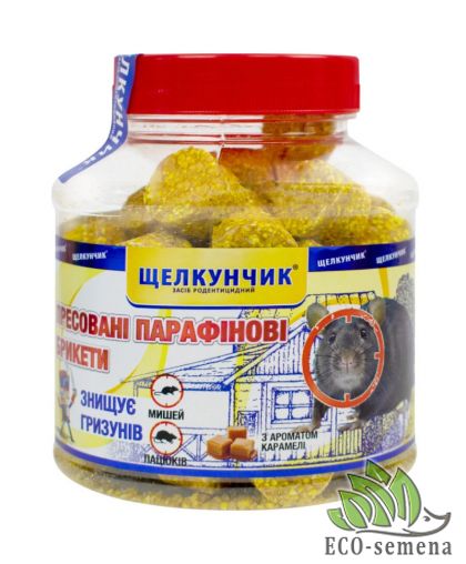 Брикеты Щелкунчик от грызунов с ароматом Карамели 320 г