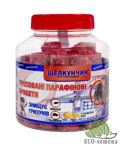 Брикеты Щелкунчик от грызунов с ароматом Сыра 320 г 