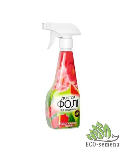 Удобрение-спрей от вредителей для Комнатных Цветов "Доктор Фоли" ТМ Гилея 300 мл