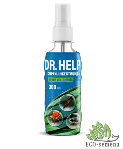 Удобрение спрей Dr.Help инсектицид от вредителей для комнатных растений 300 мл Украина Удобрение спрей Dr.Help инсектицид от вредителей для комнатных растений 300 мл Украина