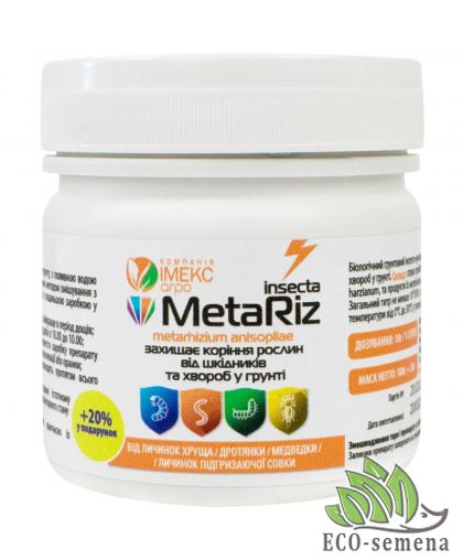 Биоинсектицид MetaRiz почвенный Имекс Агро 120 г