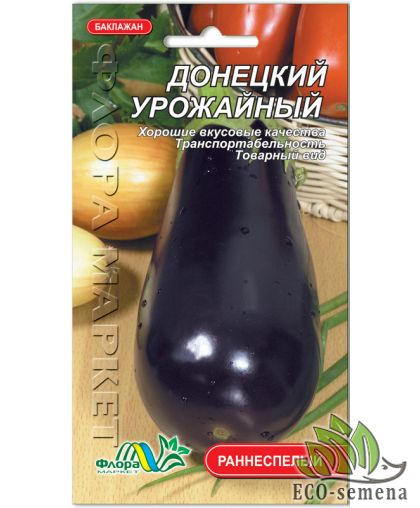 Баклажан Донецкий урожайный Флора Маркет 0,5 г