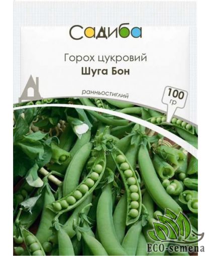 Семена Горох Шуга Бон Садыба центр 100 г Семена Горох Шуга Бон Садыба центр 100 г