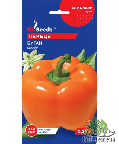 Перец сладкий Бугай GL Seeds 0,25 г Перец сладкий Бугай GL Seeds 0,25 г