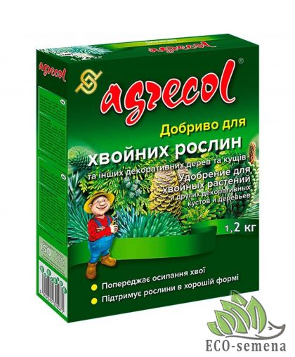 Удобрение Agrecol для хвойных (NPK 14.14.21) 1,2 кг
