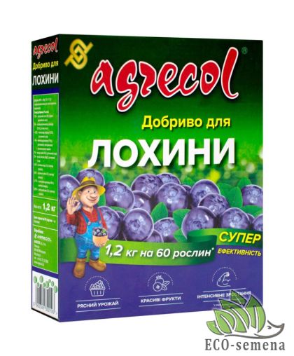Удобрение Agrecol для черники и голубики (NPK 15.5.7) 1,2 кг