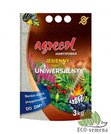 Удобрение Agrecol универсальное осеннее (NPK 0.13.27) 3 кг
