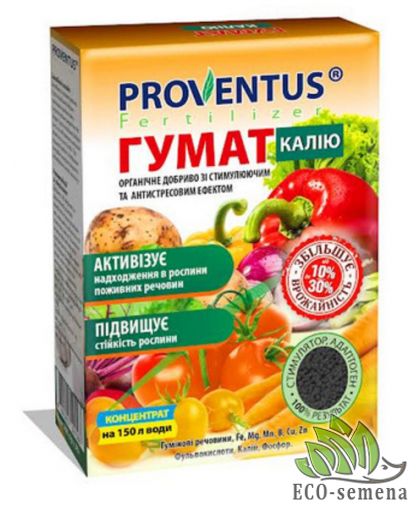 Удобрение Гумат Калия Proventus 300 г
