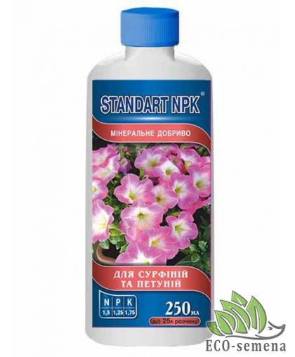 Удобрение Standart NPK для сурфиний и петуний 500 мл