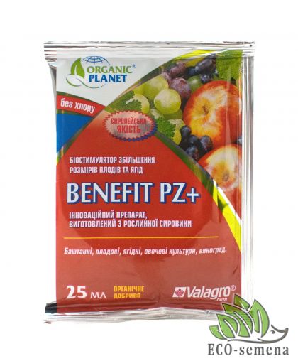 Стимулятор роста Benefit PZ+ (увеличение размера плодов) Valagro 25 мл