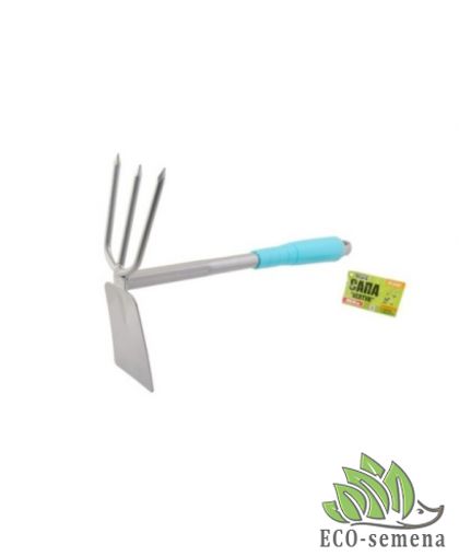 Тяпка "Нептун" с пластиковой ручкой 300*190*70 мм Mastertool Тяпка "Нептун" с пластиковой ручкой 300*190*70 мм Mastertool