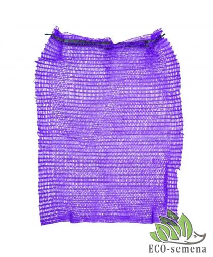 Сетка овощная с завязкой 25х39 см фиолетовая 5 кг